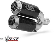 MIVV Kit Scarico MK3, carbonio/carbonio, con omologazione - KTM 1290 Superduke