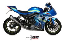 MIVV Silencer complete system Delta Race, stainless/carbon cap, without homologation - Suzuki 1000 G
