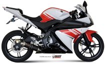MIVV Silencer complete system GP, carbon/carbon, with homologation - Yamaha R125 YZF