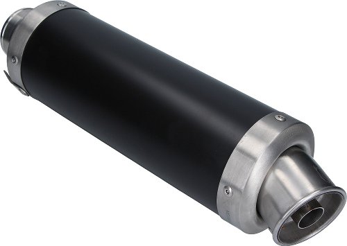 MIVV Silencer complete system GP, stainless steel black, with homologation - Yamaha R125 YZF