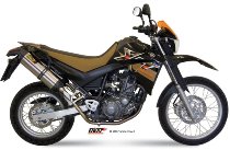 MIVV Kit Scarico Suono, acciaio inox/coppa carbonio, con omologazione - Yamaha XT 660 X/R