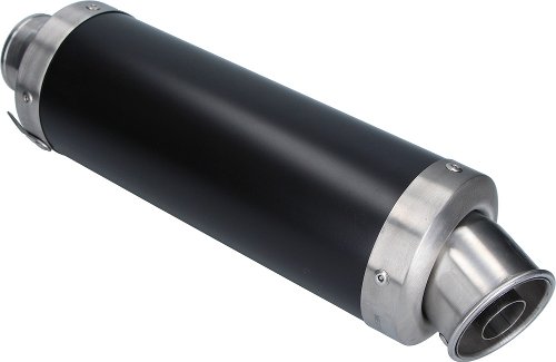 MIVV Silencer complete system GP, stainless steel black, with homologation - Yamaha 700 MT-07