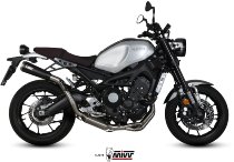 MIVV Silencer complete system Ghibli, stainless steel black, with homologation - Yamaha 900 XSR