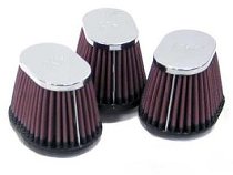 K&N universal air filter RC-0983 2-1/8`Flg, 3`x4` B, 2-3/4`H 3 pieces