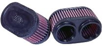 K&N Universal filter RU-2922 2-3/8`Dual Flg, GSXR, oval 2 pieces