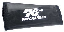K&N Drycharger YA-3502-TDK black for Yamaha