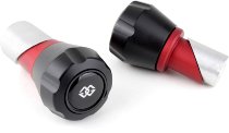 GILLES GTA Front axle protector, black-red - Yamaha MT-09 / Tracer 900 / XSR 900