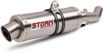 STORM Auspuff-Satz, Edelstahl, GP, mit EG-ABE - Ducati Monster 600