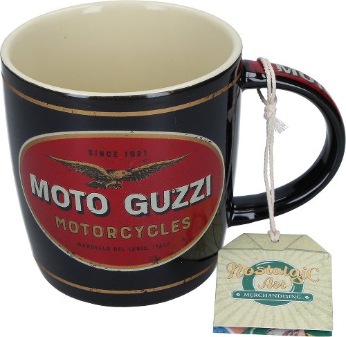 Moto Guzzi Coffee mug, red, black 8,5x9 cm, 330ml