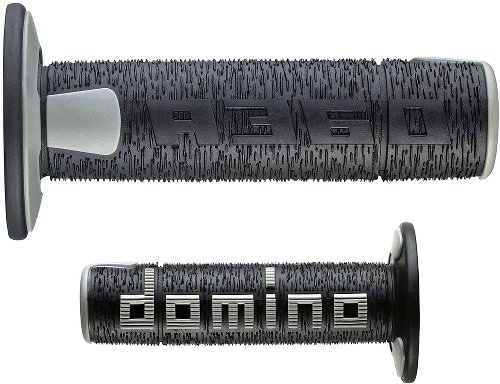 Domino Hand grip rubber kit off road A360 black-grey - 22/26mm handlebars