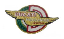 Ducati écusson Meccanica ailes dorées