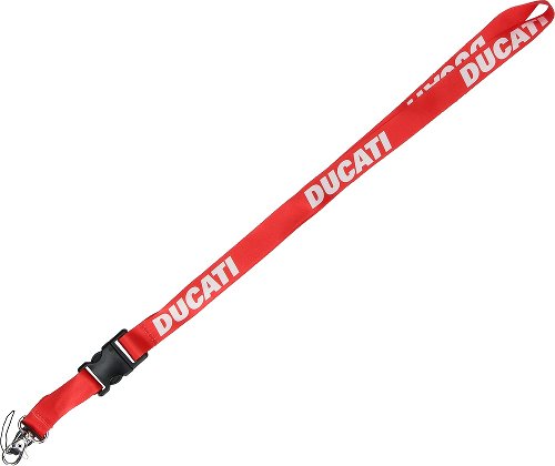 Ducati Corse ID badge strap black/red