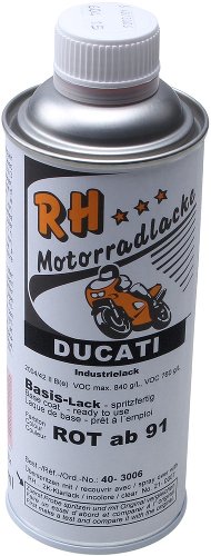 Ducati Varnish spray 375 ml red from 1991