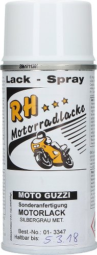 Moto Guzzi Spraydose Motorlack silbergrau matt, 150ml, Haltbar 3 Wochen