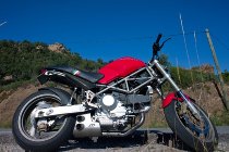 QD Exhaust kit ´ex-box´ series, stainless-steel, with homologation - Ducati 900 Monster from 1998