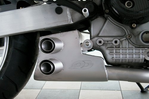 QD Exhaust kit ´ex-box´ series, stainless-steel, with homologation - Ducati 916 S4 Monster