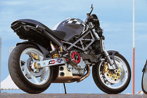 QD Exhaust kit ´ex-box´ series, stainless-steel, with homologation - Ducati 916 S4 Monster