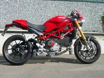 QD Exhaust kit ´ex-box´ series, stainless-steel, with homologation - Ducati 1000 S4R, S Monster Krüm