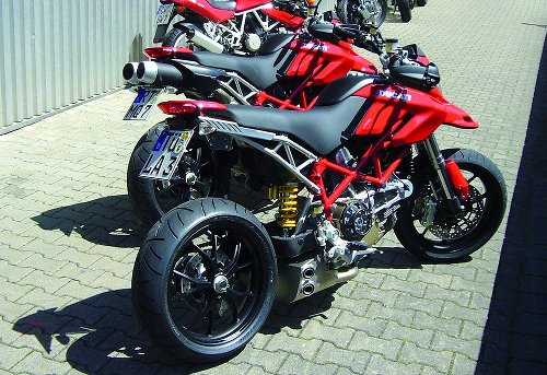 QD Exhaust kit ´ex-box´ series, stainless steel, with homologation - Ducati 796 Hypermotard