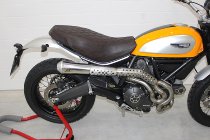 QD Exhaust kit ´maxcone´ series, stainless-steel polished Euro 3 with EG-ABE - Ducati 800 Scrambler