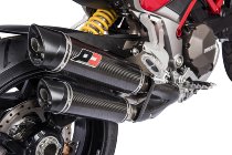 QD Auspuff-semi-Komplettanlage ´Magnum´ Carbon, Euro 4 mit EG-ABE - Ducati Multistrada 1260 (->2017)
