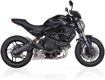QD Exhaust kit ´ex-box´ series, stainless-steel, with homologation euro 4 - Ducati 797, Plus Monster