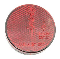 Moto Guzzi/Aprilia Reflector red, round - V7, V9, Breva, Griso, Norge, Stelvio, Shiver, RSV, 4...