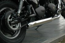 QD Silencer ´slip-on´, chrome with homologation, without cat - Triumph Speedmaster, America