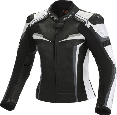 Büse Mille leather jacket ladies black/white short 20