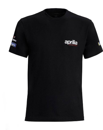 Aprilia T-Shirt Basic, schwarz