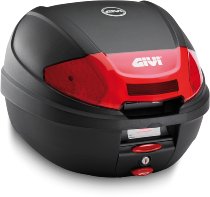 GIVI E300 - Monolock Topcase mit neuem Verschluss mit Platte schwarz matt / Max Zuladung 3 kg