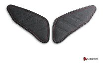 Luimoto Fuel tank side pads black-red - Ducati 899, 959, 1199, 1299, V2 Panigale