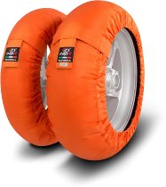Capit Tire warmer ´Suprema Spina´ - front =125-17, rear =180/55-17, orange