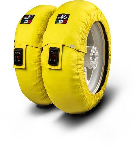 Capit Tire warmers ´Suprema Vision´ - front 90/17, rear 120/16-17, yellow