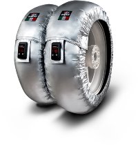 Capit Tire warmers ´Suprema Vision´ - front 90/17, rear 120/16-17, silver