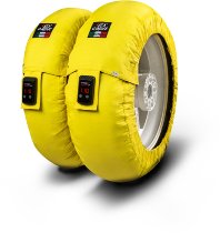 Capit Tire warmer XL ´Suprema Vision´ - front ≤125-17, rear <200/55-17, yellow