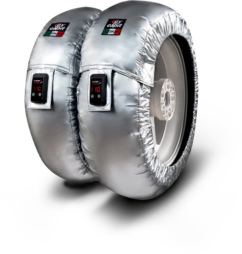 Capit Tire warmer XL ´Suprema Vision´ - front ≤125-17, rear <200/55-17, silver