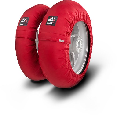 Capit Tire warmers ´Smart Spina´ - front 120/17, rear ≥200/55-17, red