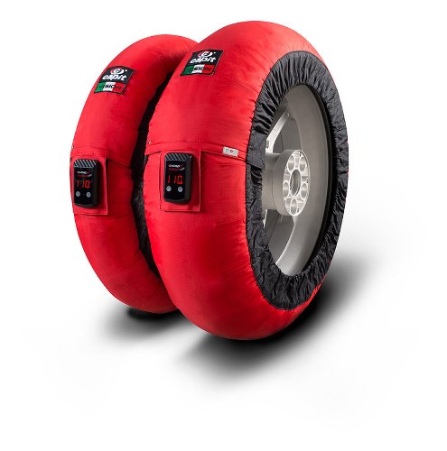 Capit Tire warmers ´Maxima Vision´ - front ≤125-17, rear ≤180/55-17, red