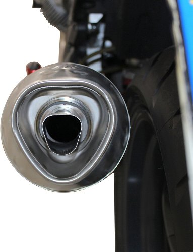 Zard silencer slip-on 2-1 stainless steel, round, tapered racing Moto Guzzi Griso 850/1100